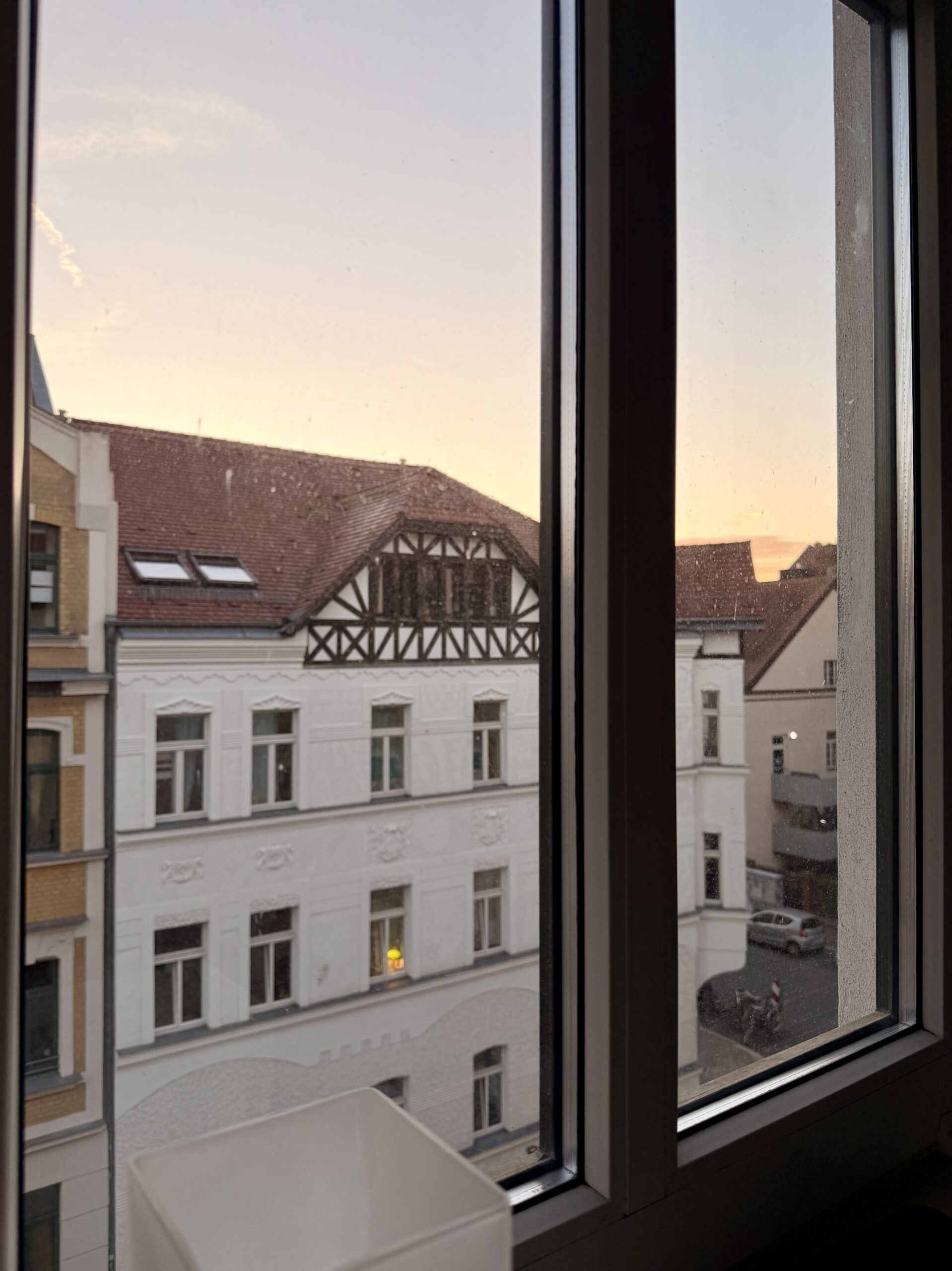 Blick aus dem Fenster